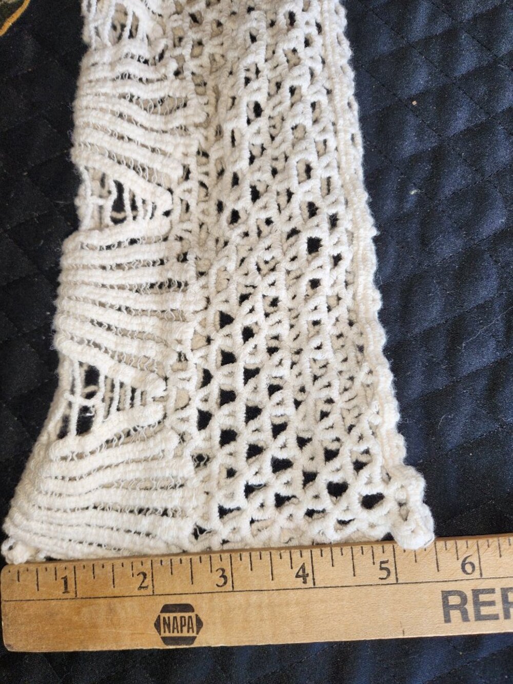 Rebellion Open Knit Crochet Cottagecore Crop Top Festival BohoChic Size Small - Picture 12 of 14